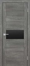Дверь Profilo Porte PSN-5 Гриджио антико лакобель чёрный